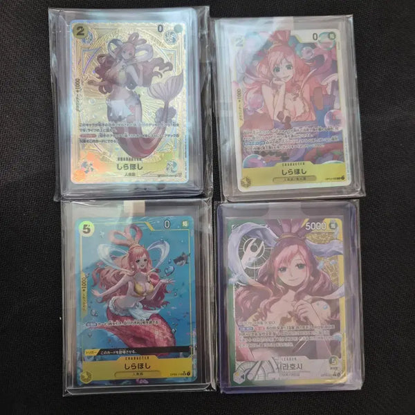 [BUNJANG] One Piece Card Shirahoshi 4-Type Set / 원피스 카드 시라호시 4종 세트