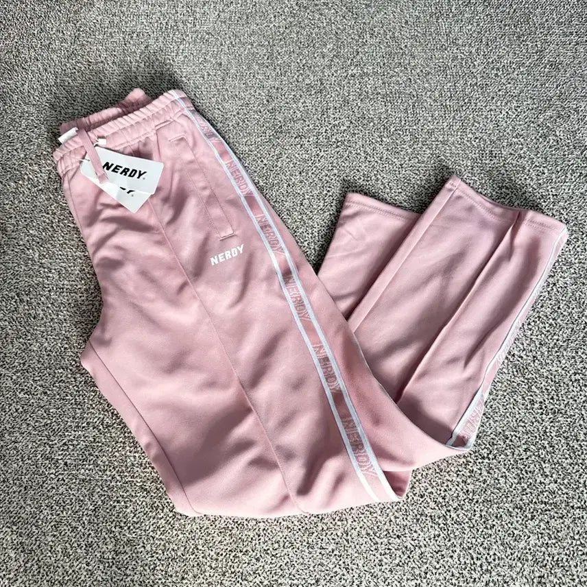 [BUNJANG] NERDY Training Pants Pink / 널디 츄리닝 팬츠
