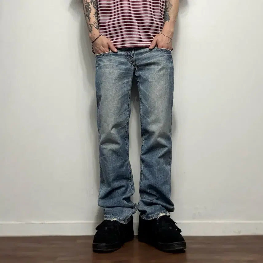 [BUNJANG] 00s Levi's 503 Vintage Straight Denim / 00s Levis 리바이스 503 빈티지 스트레이트 데님