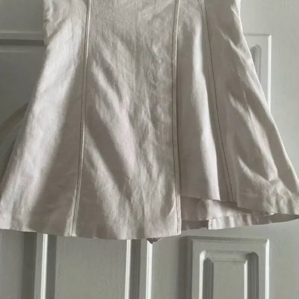 [BUNJANG] High-Waisted Denim Skirt Shorts / 하이웨이스트 데님 스커트 반바지