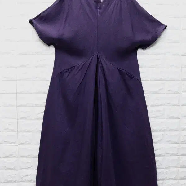 [BUNJANG] Linen Women's 9-Sleeve Long Dress - 2XL / 139 마 린넨 여성 롱원피스 9부 99 2XL 키165-170/창고갤러리