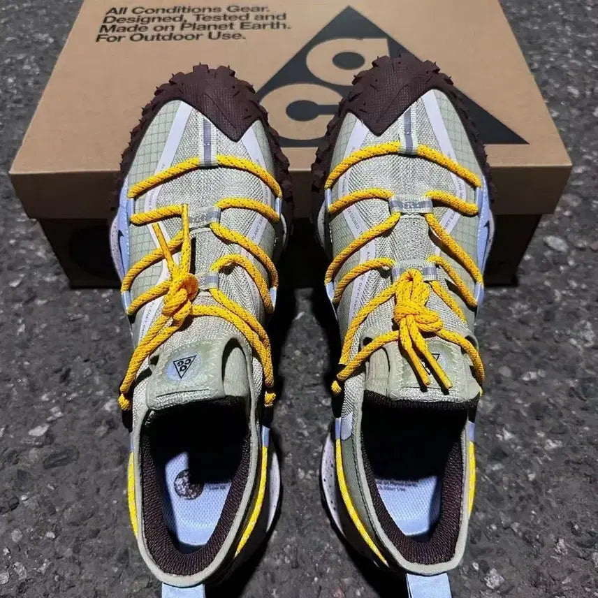 [BUNJANG] Nike ACG Mountain Fly Trail Running Shoes Men's Olive Green 275mm / 나이키 ACG 마운틴 Fly 트레일 러닝 신발 남성 올리브 그린275mm