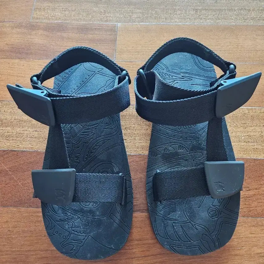 [BUNJANG] Burberry Black Strap Sandals / 버버리 스트랩 샌들 블랙