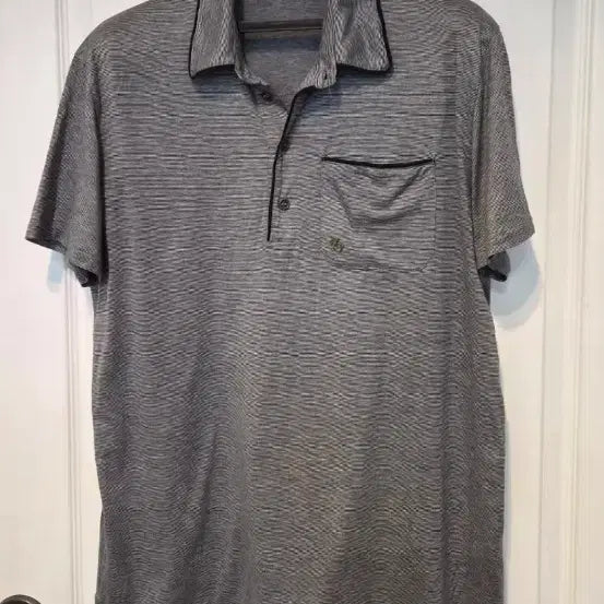 [BUNJANG] Bally Striped Pocket T-Shirt / 발리 이태리 티 반가슴60 길이74 상태A