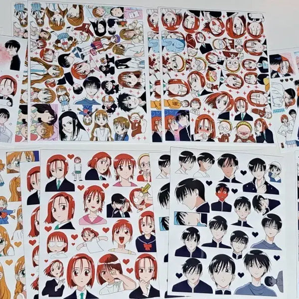 [BUNJANG] Kare Kano (His and Her Circumstances) Anime Stickers (Ins) Set / 그 남자, 그 여자의 사정 카레카노 애니 인스 인믹 세트