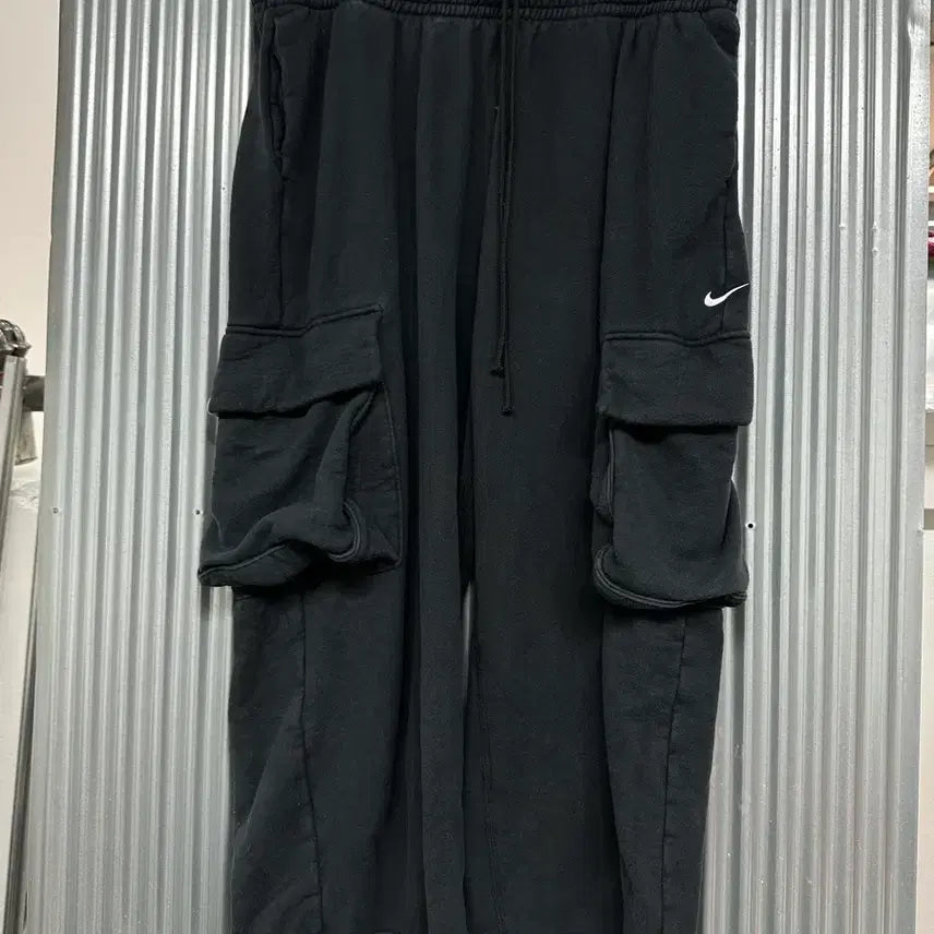 [BUNJANG] Nike Black Cargo Sweat Training Shorts / [XL] 나이키 블랙 카고 스웨트 트레이닝 반바지 / 숏팬츠
