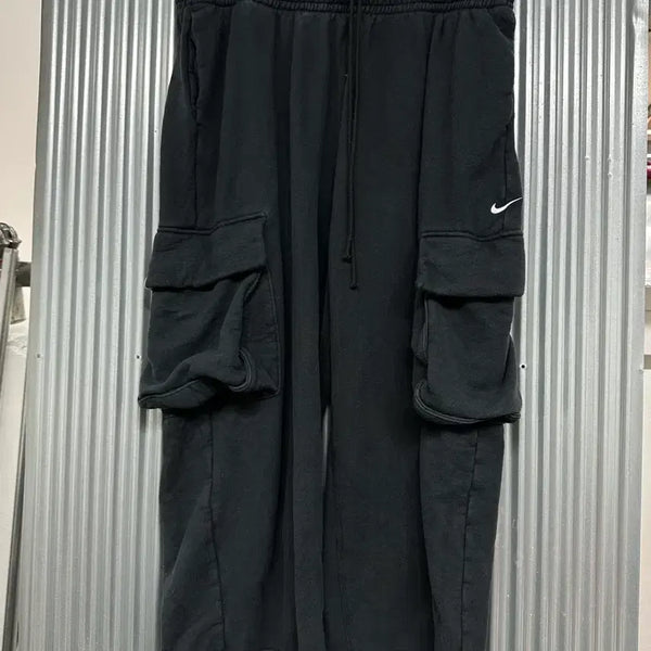 [BUNJANG] Nike Black Cargo Sweat Training Shorts / [XL] 나이키 블랙 카고 스웨트 트레이닝 반바지 / 숏팬츠