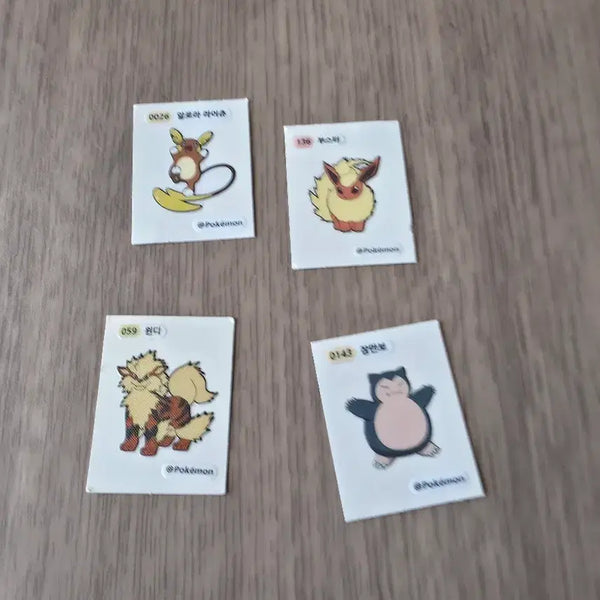 [BUNJANG] Pokemon Stickers Bundle / 포켓몬 띠부실 팝니다