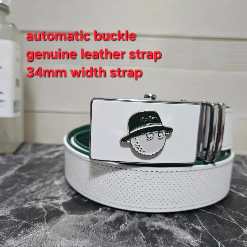 [BUNJANG] Malbon Golf Automatic Leather Belt / 말본벨트 자동