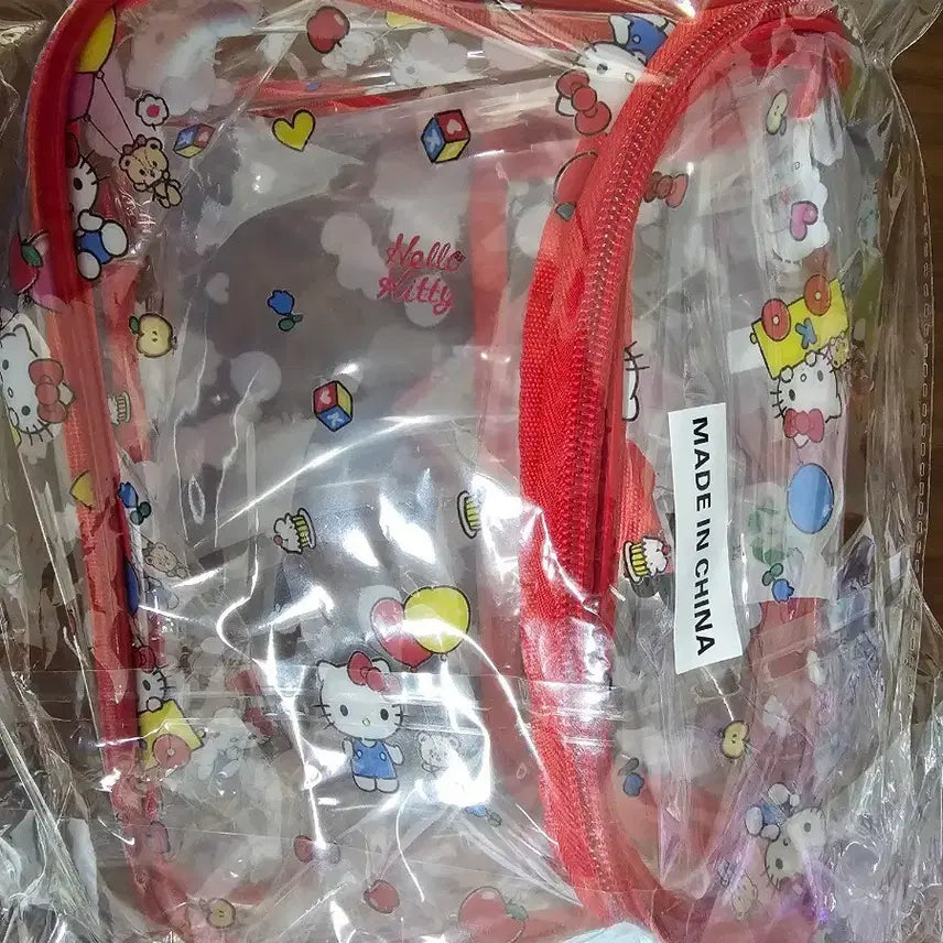[BUNJANG] Hello Kitty Transparent Pouch / 헬로키티 투명 파우치