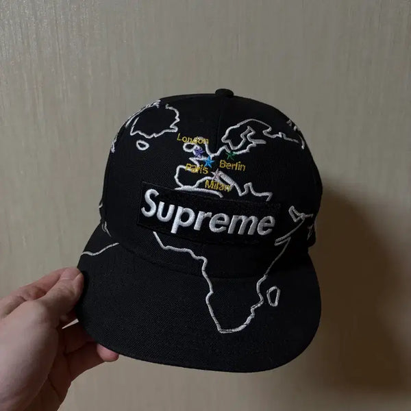 [BUNJANG] Supreme New Era Worldwide Box Logo Snapback / 슈프림 뉴에라 월드와이드 박스로고