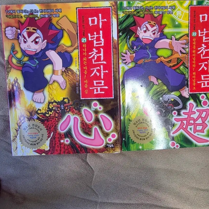 [BUNJANG] Mahachonmun Vol. 21, 22 First Edition / 마법천자문 21,22권 초판