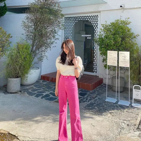 [BUNJANG] Knit Pants Set / 니트, 바지