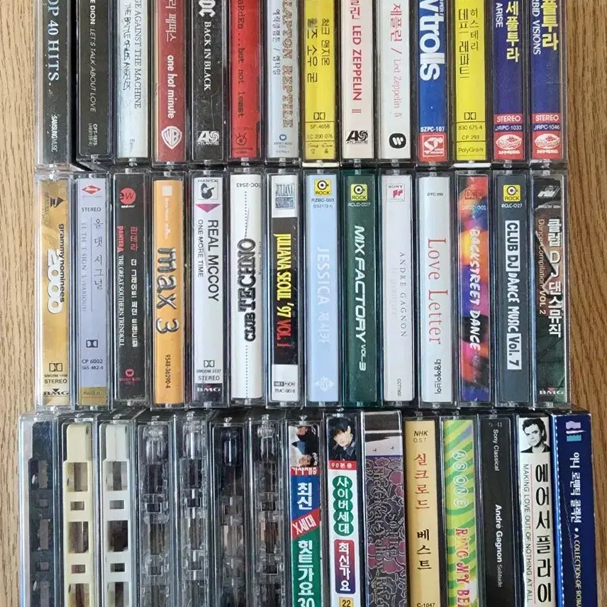 [BUNJANG] 43 Cassette Tapes Bundle Set / 카세트테이프 43개 일괄 판매