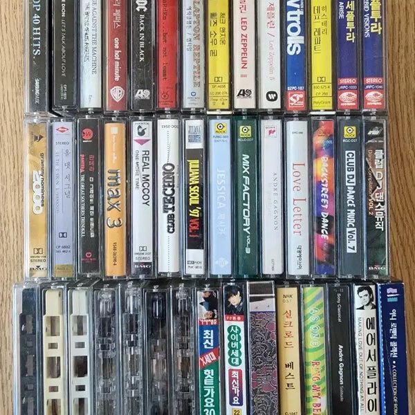[BUNJANG] 43 Cassette Tapes Bundle Set / 카세트테이프 43개 일괄 판매
