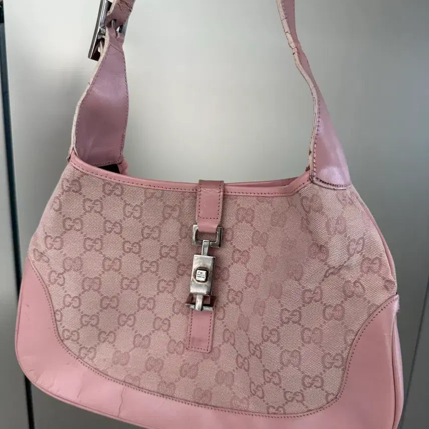 [BUNJANG] Gucci Jackie Bag Pink Shoulder Bag / (정품) 구찌 재키백 핑크 숄더백