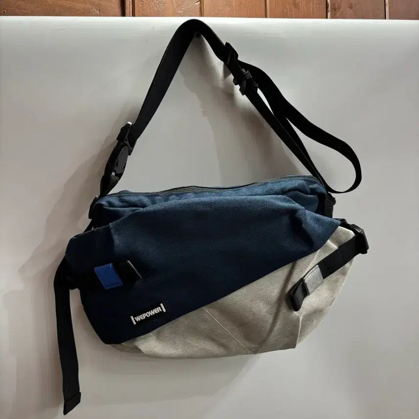 [BUNJANG] WEPOWER Color Block Messenger Bag Crossbody Bag / [가로 36 / 세로 22] 위파워 배색 메신저백 크로스백 1.5