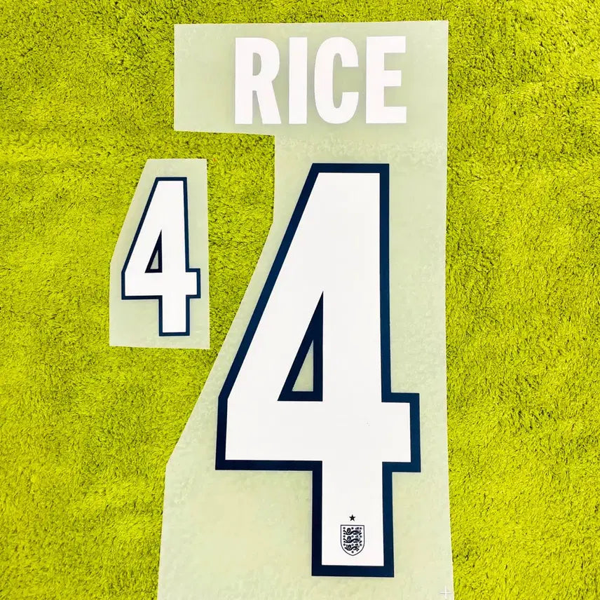 [BUNJANG] England 2026 North America World Cup Away Rice Jersey Name Set / 2026 북중미 월드컵 잉글랜드 어웨이 라이스 유니폼 마킹 국가대표 네임셋