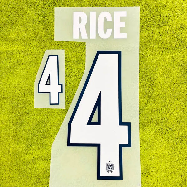 [BUNJANG] England 2026 North America World Cup Away Rice Jersey Name Set / 2026 북중미 월드컵 잉글랜드 어웨이 라이스 유니폼 마킹 국가대표 네임셋