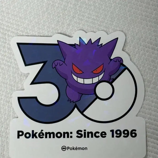 [BUNJANG] Pokemon 30th Anniversary Busan Olive Young Popup Phantom Sticker / 포켓몬 30주년 부산 올영 팝업 스티커 팬텀