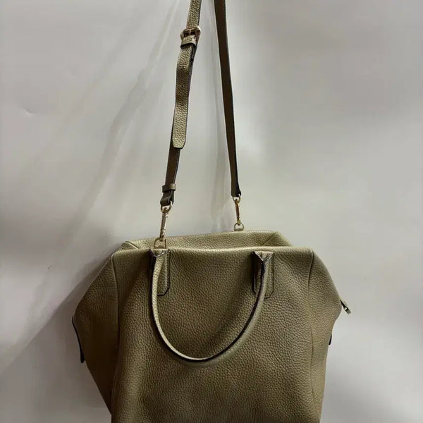 [BUNJANG] Brunomagli Beige Leather Tote Bag Crossbody / [가로 27 / 세로 25] 브루노말리 베이지 가죽 토트백 크로스백3.9