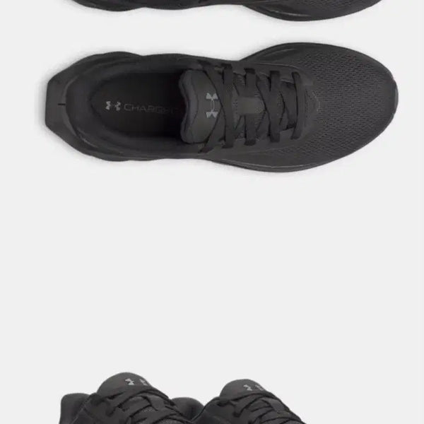 [BUNJANG] Under Armour UA Ascend Black Sneakers / 언더아머 UA Ascend 블랙 운동화 275