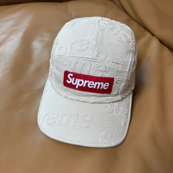 [BUNJANG] Supreme Lazer Twill Camp Cap Tan / 슈프림 캠프캡 모자 박스로고 레이저드 트윌 탄