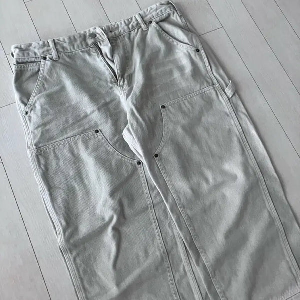 [BUNJANG] thisisneverthat Double Knee Work Pants Ivory / 디스이즈네버댓 더블니 워크팬츠 아이보리 디네댓