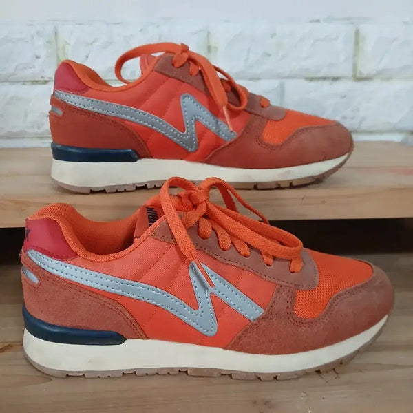 [BUNJANG] Rurick Orange Sneakers UK 4 / 235 MM / (111) 루릭크 오렌지색 운동화 영성기준235