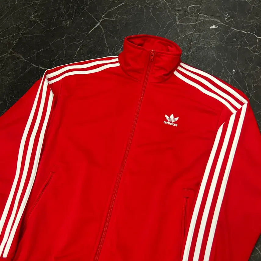 [BUNJANG] Adidas Firebird Track Top Red Size S / S 아디다스 파이어버드 레드 트랙탑