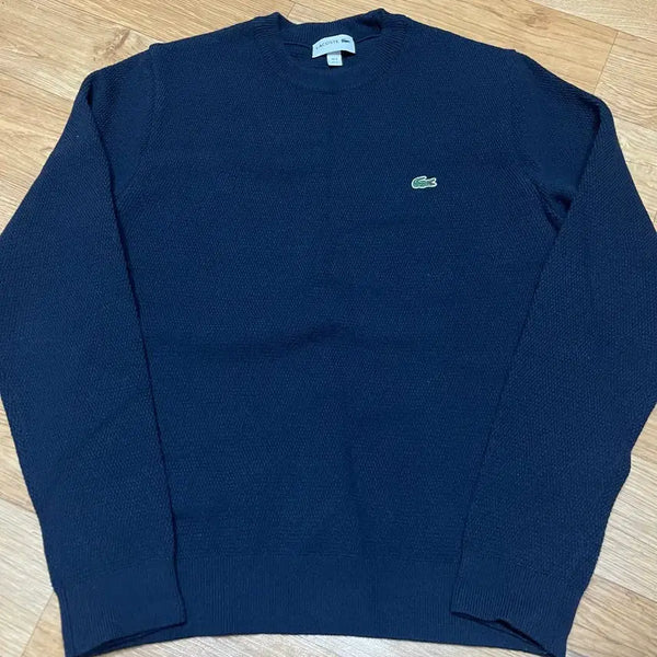 [BUNJANG] Lacoste Basic Knit Navy Size 95 / 라코스테 베이직 니트 네이비 95사이즈 (3사이즈)