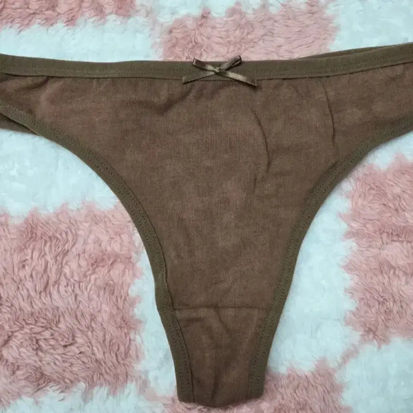[BUNJANG] Vintage Solid Low-Waist Thong Panty / 빈티지 단색 로우웨이스트 탱가 T팬티 - 중고 0726
