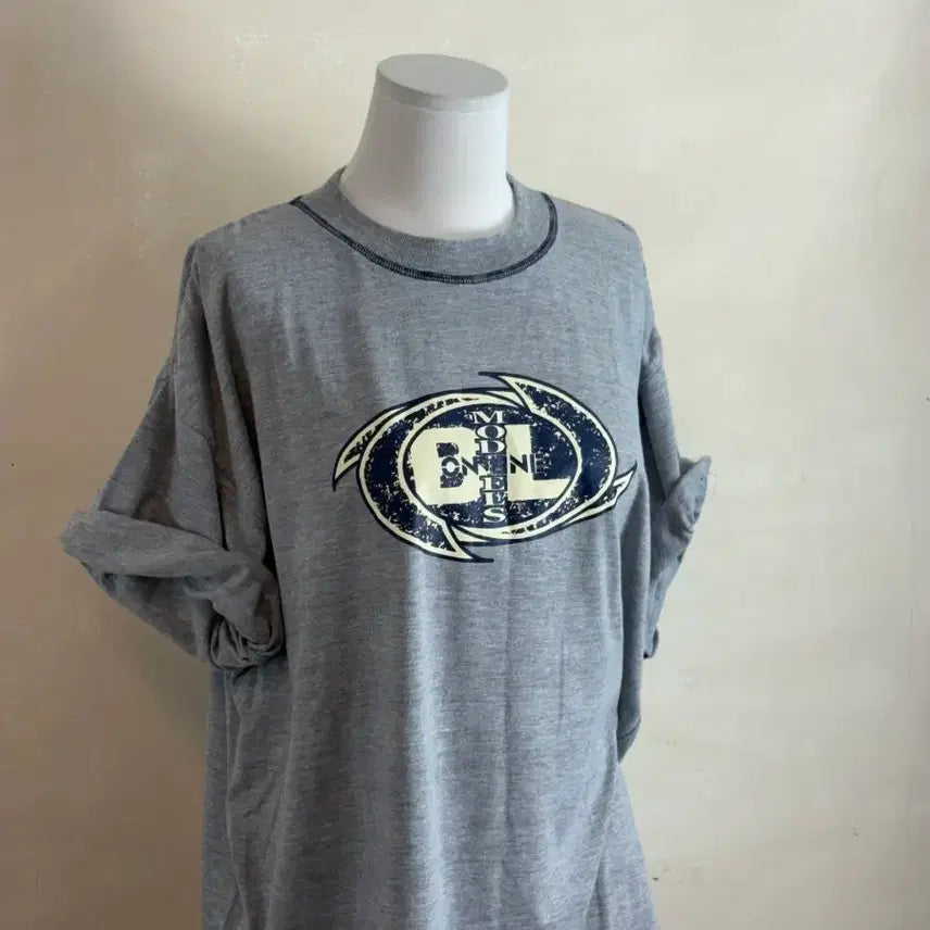 [BUNJANG] Vintage Japanese Printing Stitch Short Sleeve T-Shirt / JPN 빈티지 프린팅 스티치 반팔 티셔츠