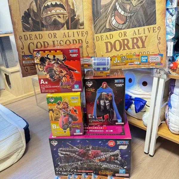 [BUNJANG] One Piece Ichiban Kuji Figure Set (Luffy, Usopp, Shamrock, Rocky) / 원피스 피규어 세트 4종
