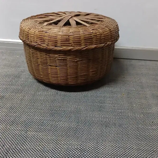 [BUNJANG] Vintage Bamboo Children's Lunch Box / 옛날애기밥통(여름 도시락통)