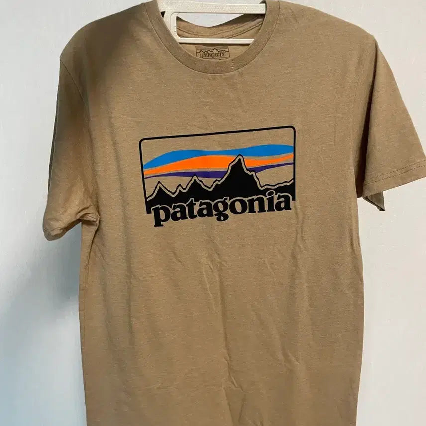 [BUNJANG] Patagonia Short Sleeve T-Shirt Beige / 파타고니아 Patagonia 반팔 티셔츠 베이지