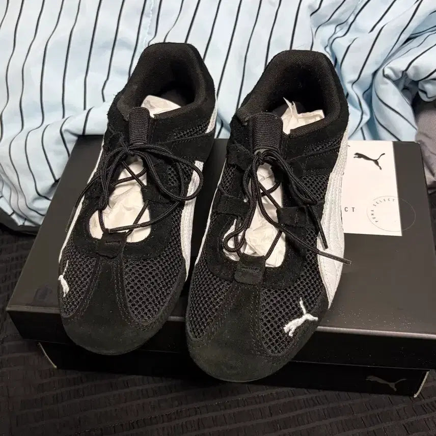 [BUNJANG] Puma Speedcat Go Black Sneakers / 푸마 스피드캣 고 블랙 240
