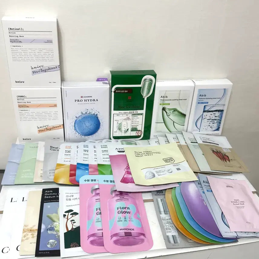 [BUNJANG] Assorted Sheet Masks Bundle (Leaders, Skinfood, Mamonde, Abib, VT, Rainbow Awe) / ₩5,600~ [마스크팩] 리더스 스킨푸드 마몽드 아비브 무지개맨션 브이티