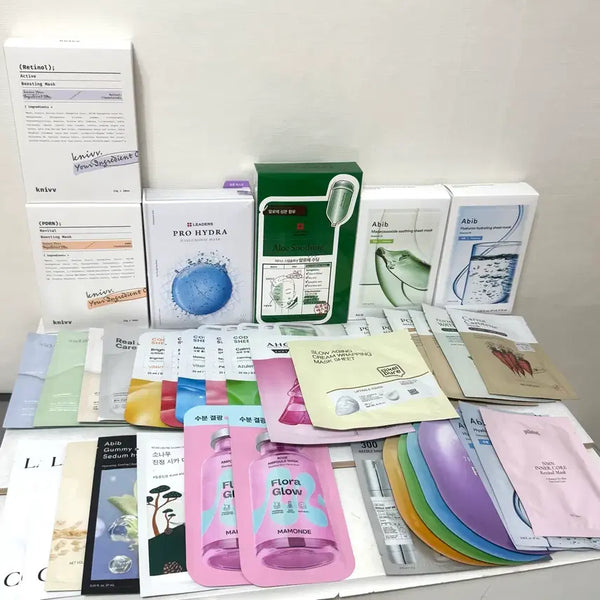 [BUNJANG] Assorted Sheet Masks Bundle (Leaders, Skinfood, Mamonde, Abib, VT, Rainbow Awe) / ₩5,600~ [마스크팩] 리더스 스킨푸드 마몽드 아비브 무지개맨션 브이티