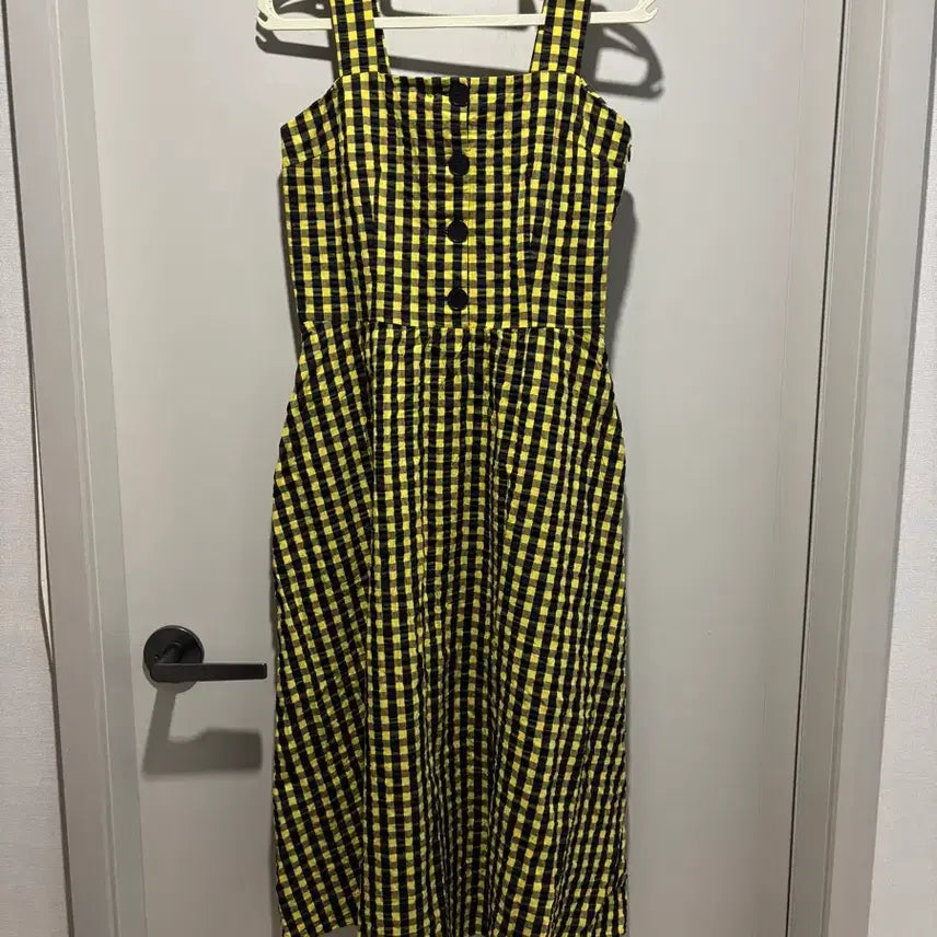 [BUNJANG] Bimbarola Gingham Check Dress S / 빔바이롤라 깅엄 체크 원피스 S