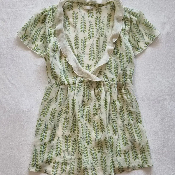 [BUNJANG] Vintage Mori Girl Oriental Top / 빈티지 모리걸 오리엔탈 탑