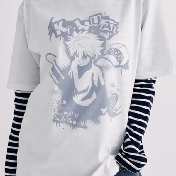 [BUNJANG] SPAO Hunter x Hunter Killua T-Shirt / 스파오 헌터헌터 키르아 티셔츠 s