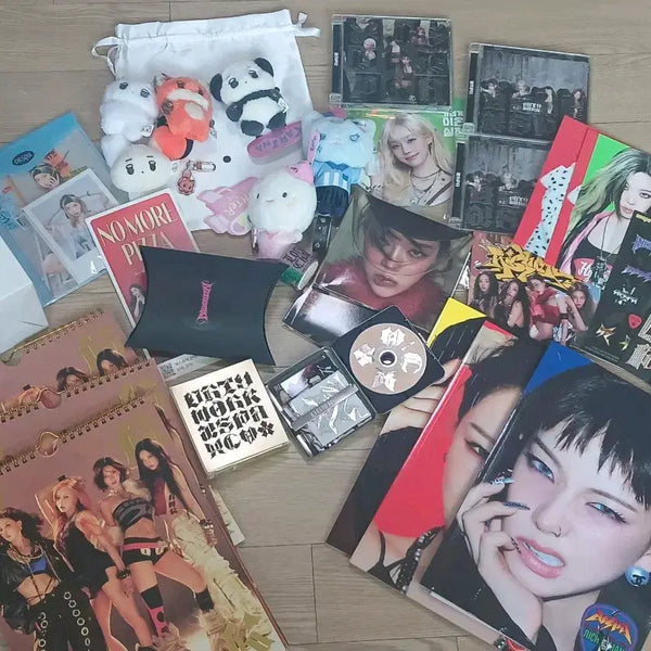 [BUNJANG] aespa Dirty Pop & Rich Man Goods Bundle (Photocards Excluded) / 에스파 굿즈 대량 처분 카리나 윈터 지젤 닝닝 더티워크 리치맨