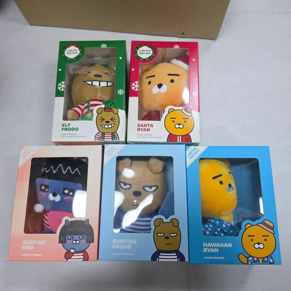 [BUNJANG] Kakao Friends Collaboration Dolls (McDonald's, KFC - Ryan, Neo, Frodo) / 카카오 콜라보 인형 (맥도날드, KFC - 라이언, 네오, 프로도)