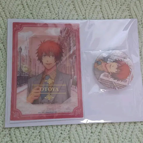 [BUNJANG] UtaPri Otoya Traditional Style Brooch and Can Badge Set / 우타프리 오토야 쿠지
