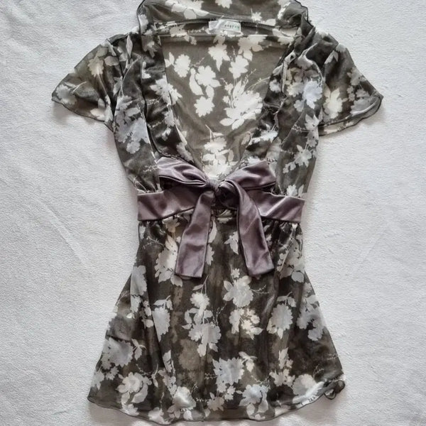[BUNJANG] Vintage Mori Girl Oriental Top / 빈티지 모리걸 페어리 오리엔탈 탑