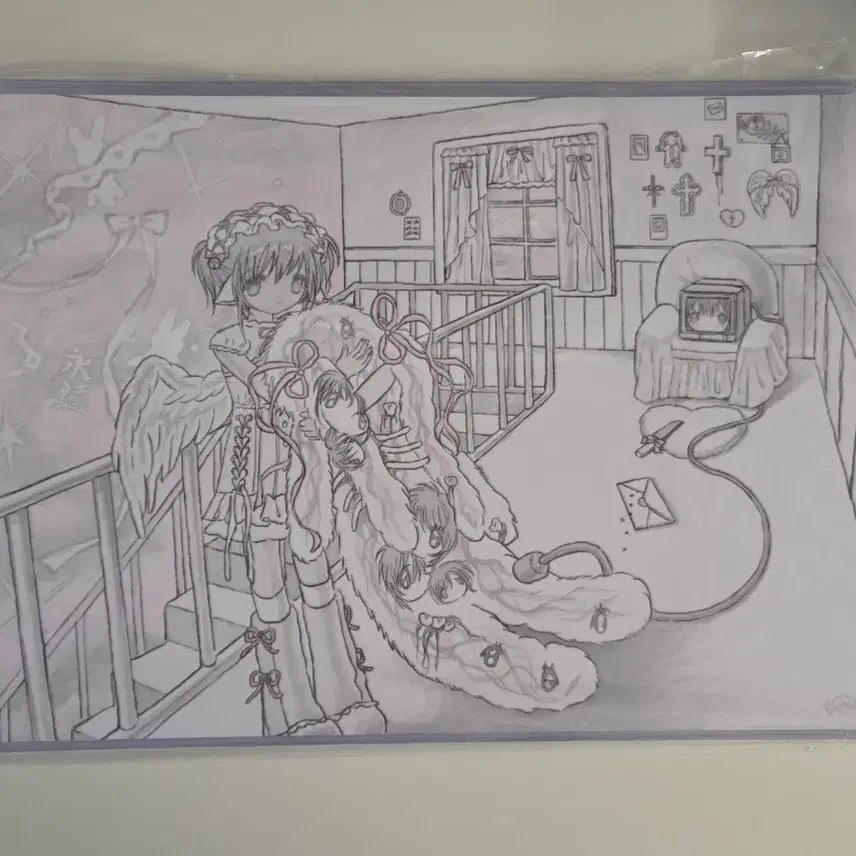 [BUNJANG] Milky Heart Pop-up Poster / 밀키하트 팝업 포스터 양도