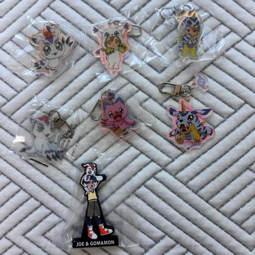 [BUNJANG] Digimon Keychain Set / 디지몬 키링 세트 판매