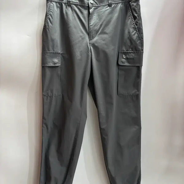 [BUNJANG] FILA Charcoal Grey Cargo Jogger Pants 2.0 / [100] 휠라 차콜 그레이 카고 조거 팬츠 바지 2.0