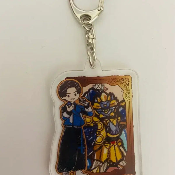 [BUNJANG] Number One Sentai Number One Force Byakuya Rikuo Official Keyring / (급전)넘버원전대 넘버원포스 뱌쿠야 리쿠오 공식 키링 판매합니다!